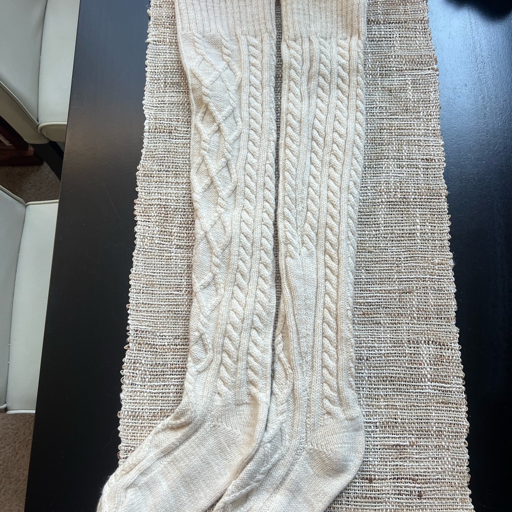 UGG Cream Knit Socks